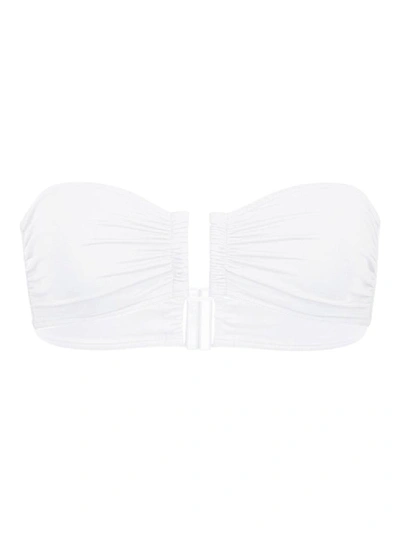 Shop Eres Show Strapless Bikini Top In White