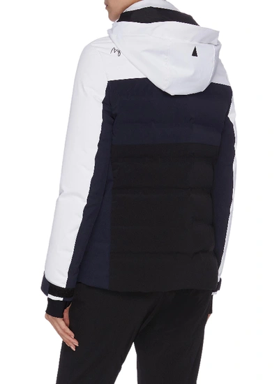 Shop Aztech Mountain 'multi Nuke Suit' Colourblock Panel Hooded Waterproof Puffer Jacket