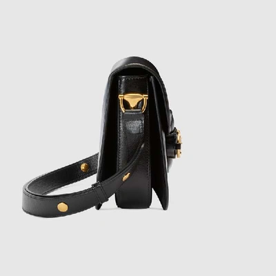 Shop Gucci Horsebit 1955 Schultertasche In Black