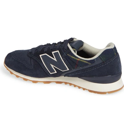 Shop New Balance 696 Sneaker In Navy/ Navy/ Navy