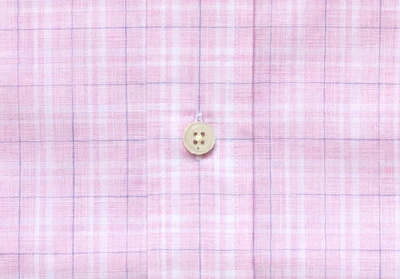 Shop Ledbury Men's Berry Quinton Check Dress Shirt Cotton