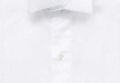 Shop Ledbury Men's Regent Wing Collar Tuxedo Shirt White Cotton