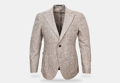 Shop Ledbury Men's Soft Brown Pelham Sport Coat Wool/cashmere