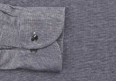 Shop Ledbury Men's Deming Birdseye Performance Knit Shirt Black Cotton