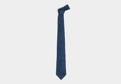 Shop Ledbury Men's Deep Blue Concord Tie Wool