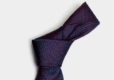 Shop Ledbury Men's Blackberry Bramerton Tie Silk In Multicolor