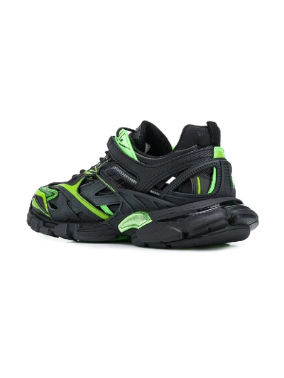 Shop Balenciaga Multicolored Track.2 Sneakers Green