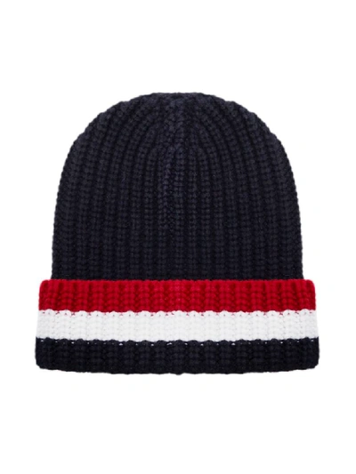 Shop Thom Browne Hat In Navy