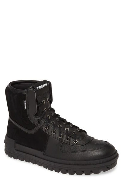 Shop Nike Xarr Water Resistant Sneaker Boot In Black/white-black
