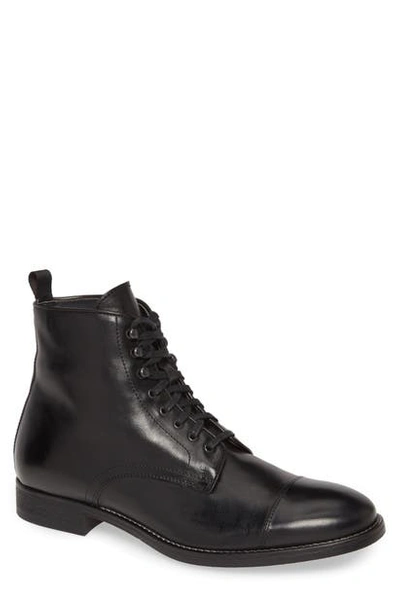 Shop To Boot New York Richmond Cap Toe Lace-up Boot In Black