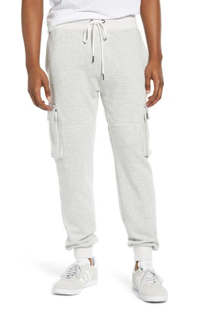 Shop Threads 4 Thought Mattias Slim Fit Terry Cargo Joggers In Heather Grey