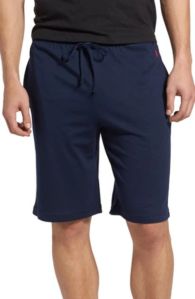 Shop Polo Ralph Lauren Sleep Shorts In Cruise Navy