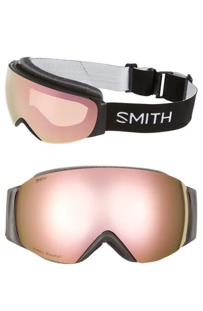 Shop Smith I/o Mag 250mm Snow Goggles - Black/ Grey