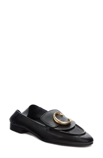 Shop Chloé Story Convertible Loafer In Black Leather