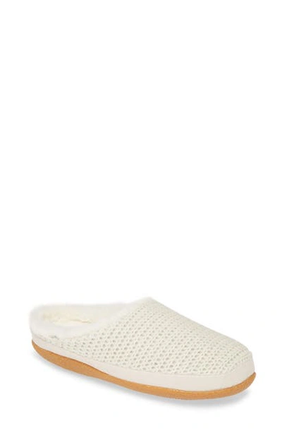 Shop Toms Ivy Mule Slipper In Natural Sweater Knit Fabric