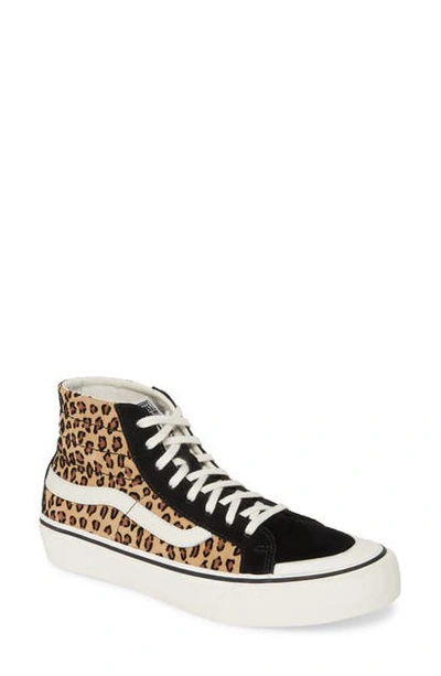 Shop Vans Mini Leopard Sk8-hi 138 Decon Sf Sneaker In Suede/ Marshmallow