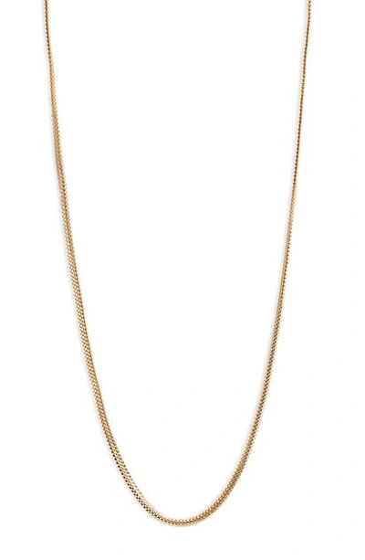 Shop Argento Vivo Mesh Chain Necklace In Gold