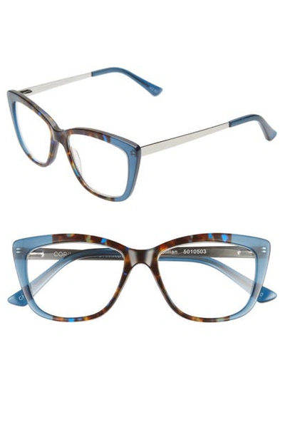 Shop Corinne Mccormack Gillian 52mm Reading Glasses In Blue