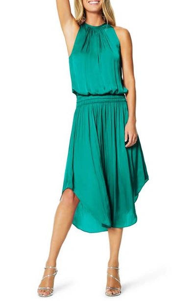 Shop Ramy Brook Audrey A-line Dress In Emerald