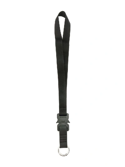 Shop Alyx Buckle Strap Lanyard In Black