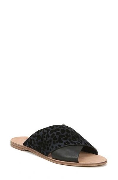 Shop Diane Von Furstenberg Bailie Sandal In Ocean/ Black