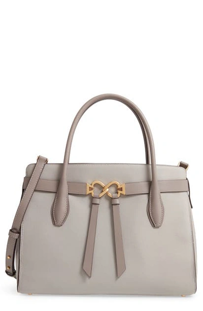 Shop Kate Spade Large Toujours Leather Satchel In True Taupe Multi