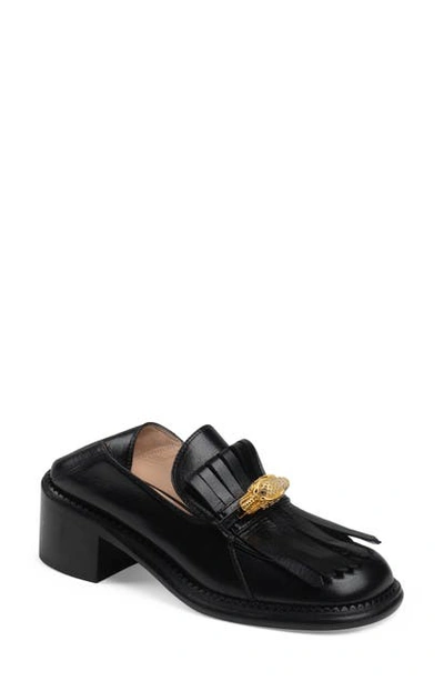 Shop Gucci Dora Convertible Moccasin Loafer In Black