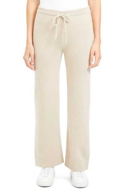 Shop Theory Relax Cashmere Lounge Pants In Oatmeal