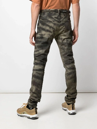 Shop Fear Of God Tie Waist Jeans Zebra Stripe