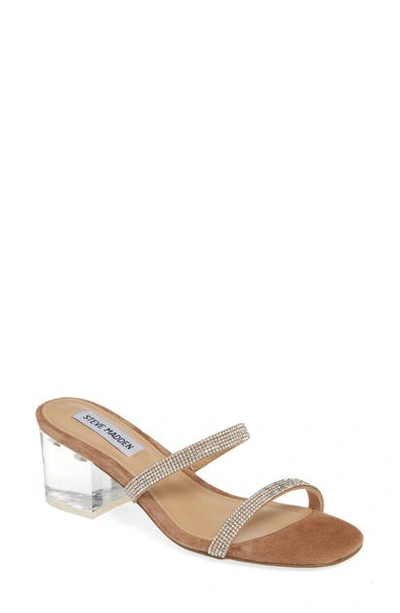 Shop Steve Madden Issy Slide Sandal In Rhinestone