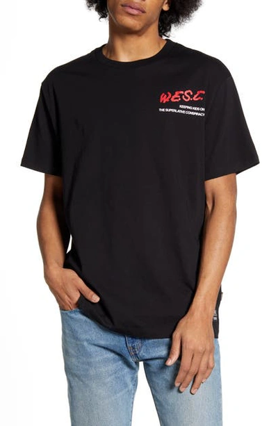 Shop Wesc Mason W.e.s.c. Graphic T-shirt In Black