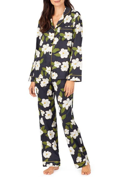 Shop Bedhead Pajamas Long Sleeve Classic Cotton Pajamas In Magnolia