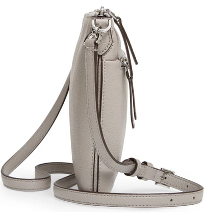 Shop Kate Spade Medium Polly Leather Crossbody Bag In True Taupe
