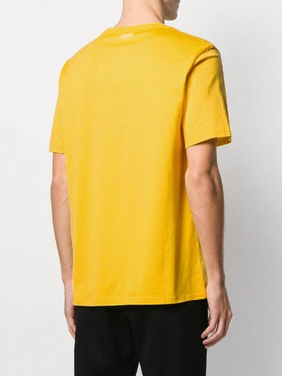 Shop Neil Barrett Photographic Subway T-shirt In Yellow