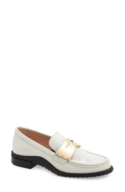 Shop Tod's Mascherina Loafer In White