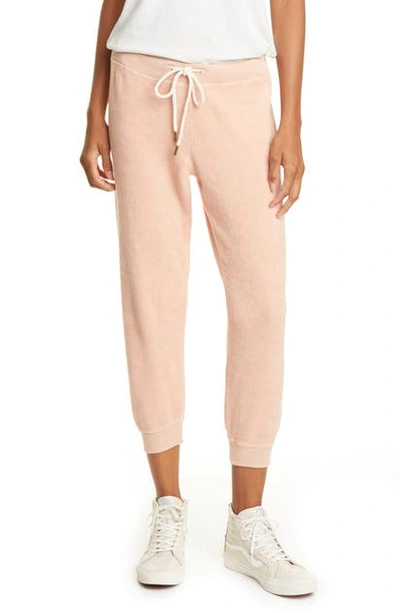 Shop The Great The Cropped Sweatpants In Cameo