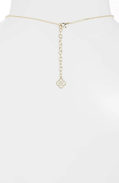 Shop Kendra Scott Elisa Pendant Necklace In Gold/ Raspberry Drusy