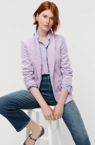 Parke blazer in velvet hot sale
