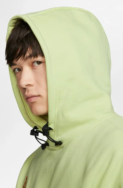 Shop Nike Pullover Hoodie In Luminous Green/ Gold