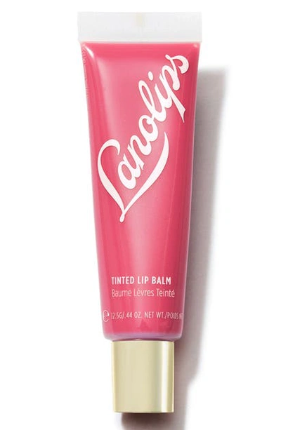 Shop Lanolips Tinted Balm In Rhubarb