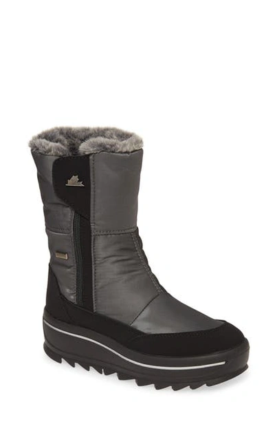 Shop Pajar Tanni 2.0 Waterproof Boot With Faux Fur Lining In Anthracite