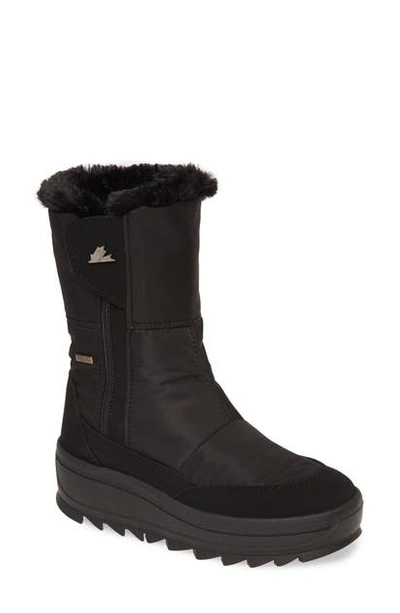 Shop Pajar Tanni 2.0 Waterproof Boot With Faux Fur Lining In Black
