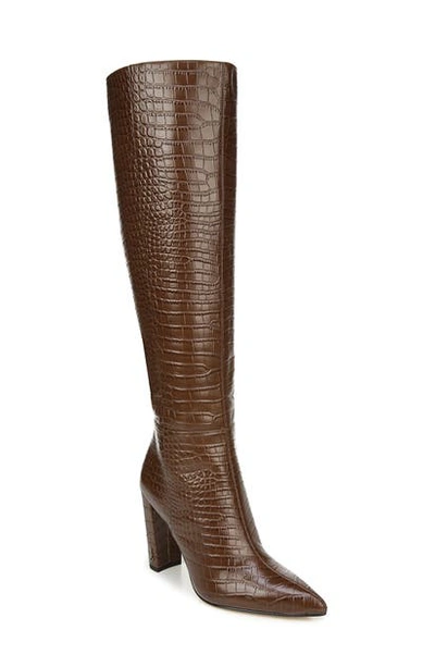 Shop Sam Edelman Raakel Knee High Boot In Toasted Coconut Leather