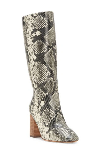 Shop Vince Camuto Risy Knee High Boot In Ivory Multi