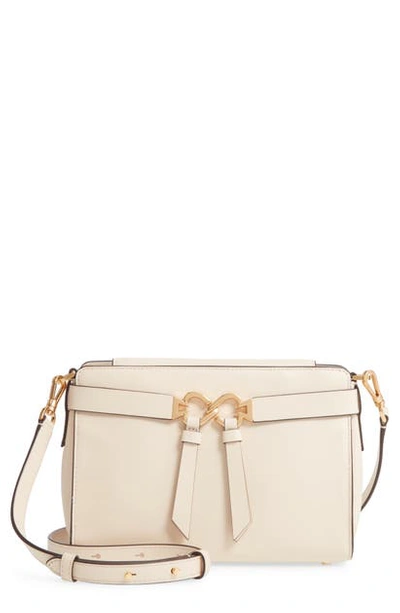 Shop Kate Spade Medium Toujours Leather Crossbody Bag In Bare