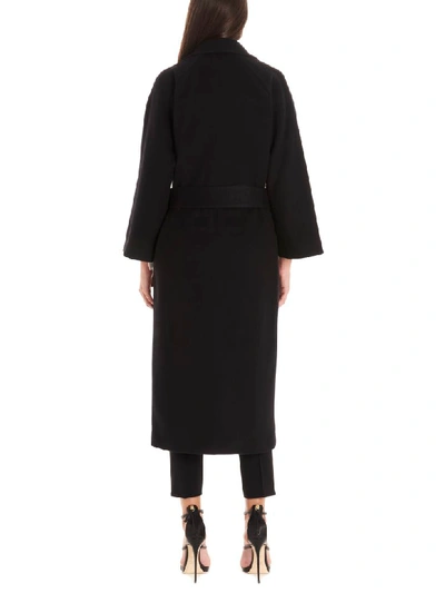 Shop Elisabetta Franchi Celyn B. Coat In Nero