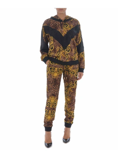 Shop Versace Jeans Couture Trousers In Multicolor