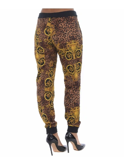 Shop Versace Jeans Couture Trousers In Multicolor