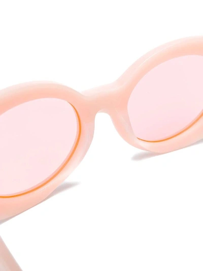 Shop Acne Studios Mustang Sunglasses Pink