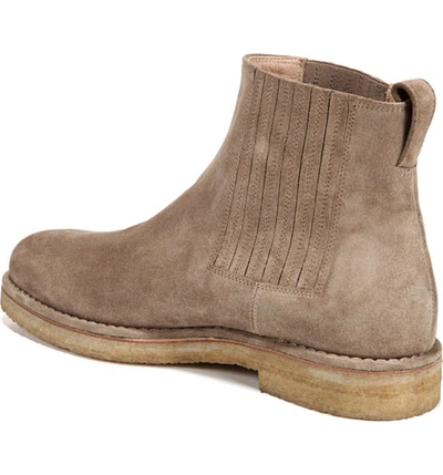 Shop Vince Carmine Chelsea Boot In Flint Suede